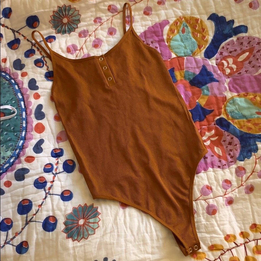 Forever 21 Burnt Orange Body Suit (S/M)